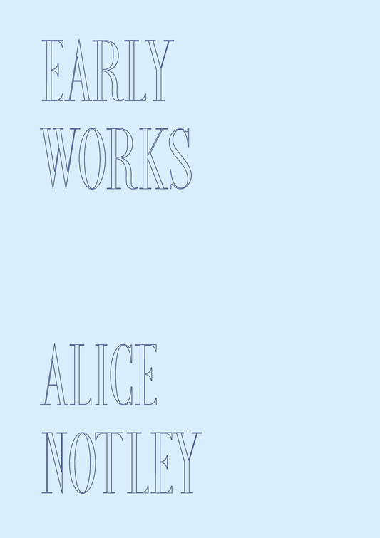 Early Works book cover