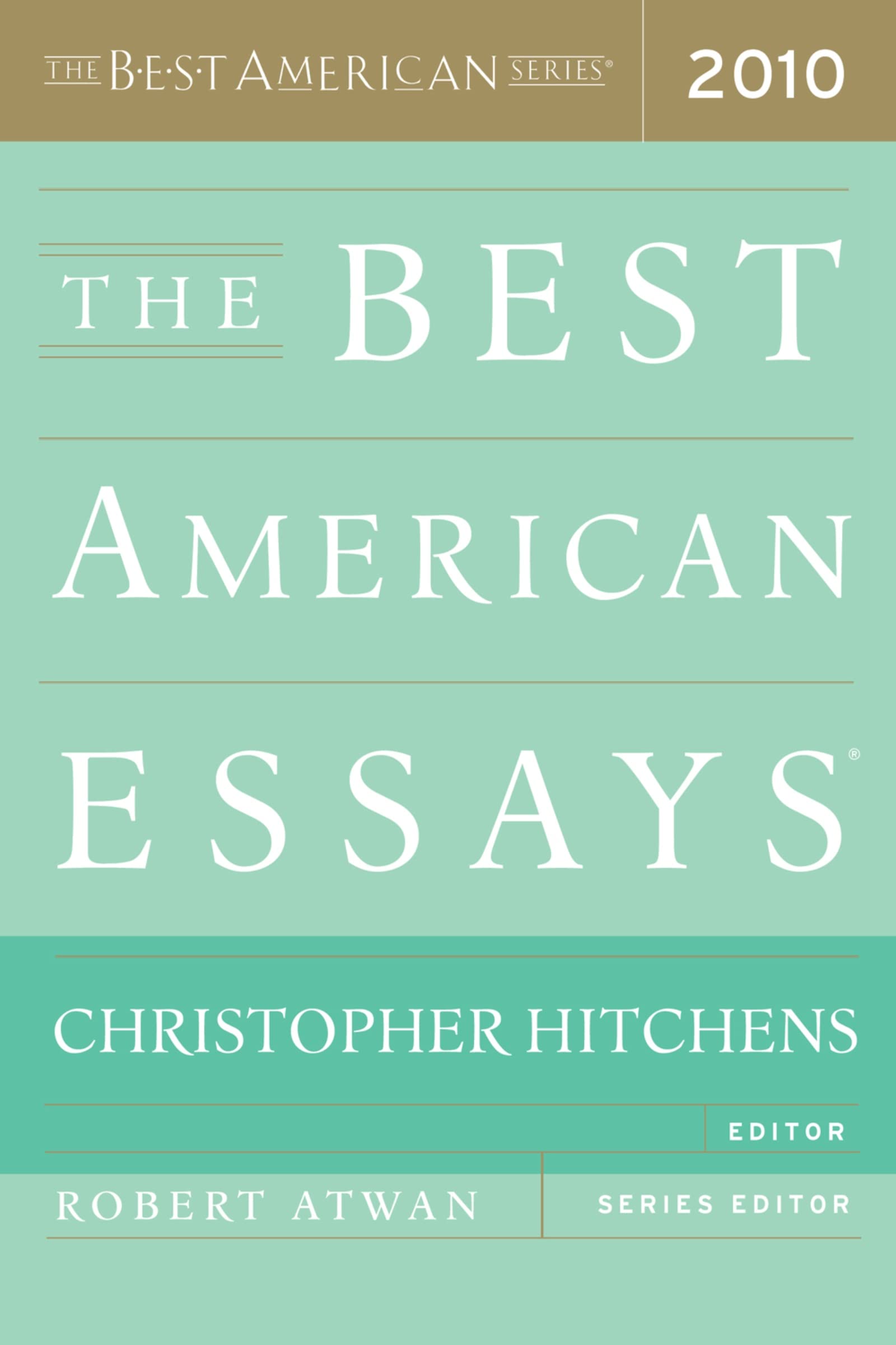 Best American Essays (2010) book cover