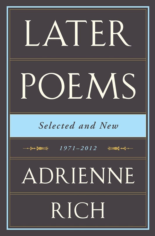 Later Poems Selected and New: 1971–2012