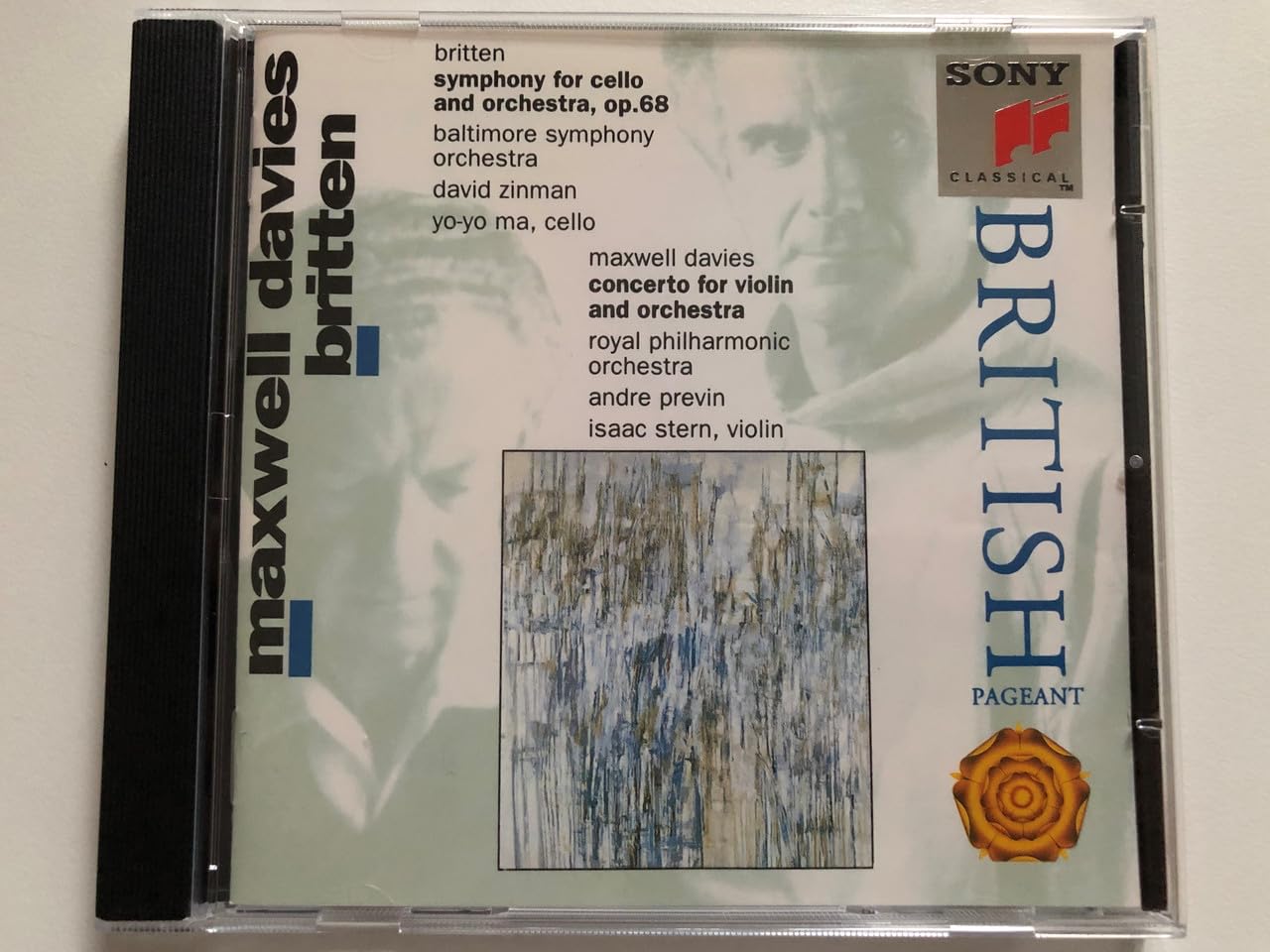 Britten - Cello Symphony; Maxwell Davies - Violin Concerto