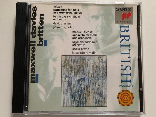 Britten - Cello Symphony; Maxwell Davies - Violin Concerto book cover