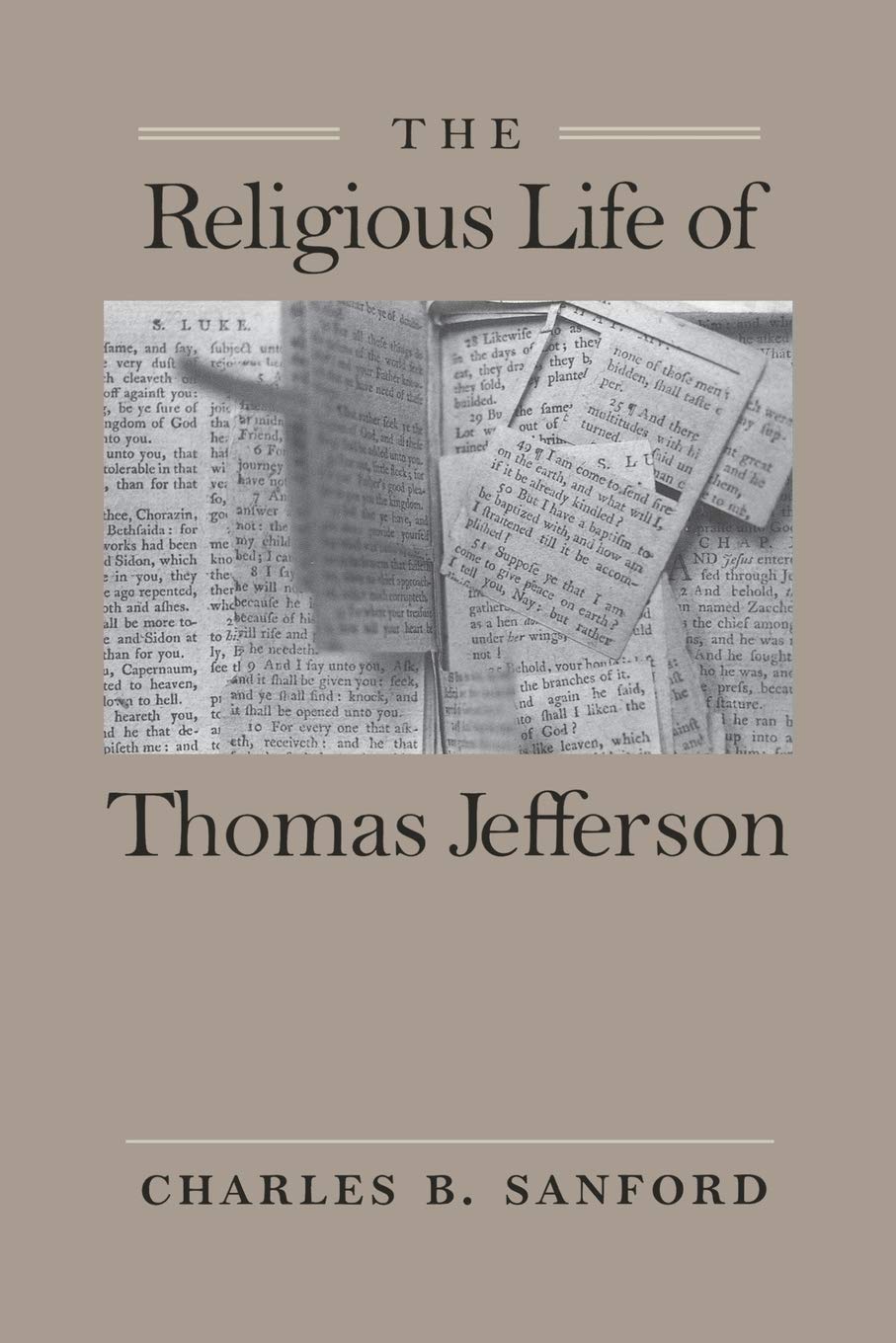Religious Life of Thomas Jefferson book cover