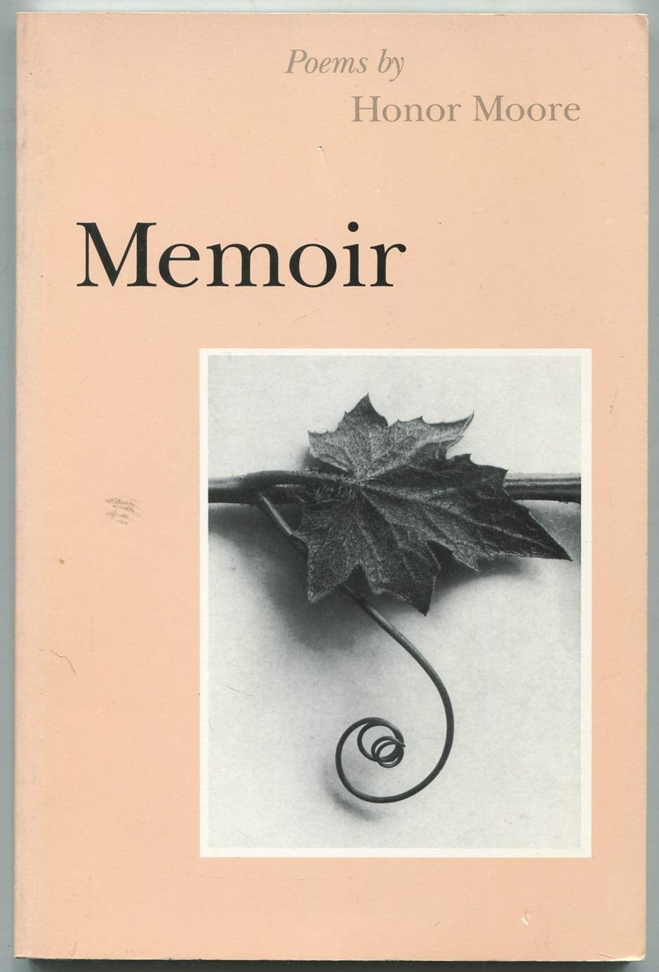 Memoir: Poems book cover