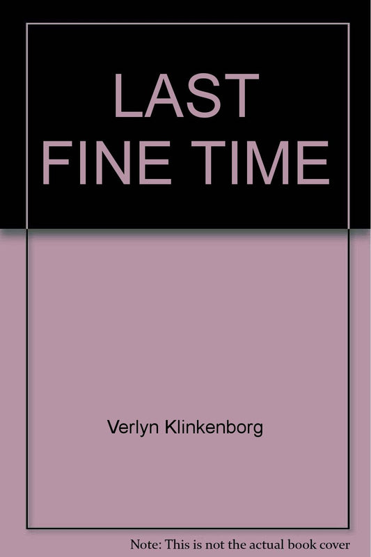 Last Fine Time book cover