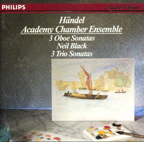Handel: 3 Oboe Sonatas; 3 Trio Sonatas book cover