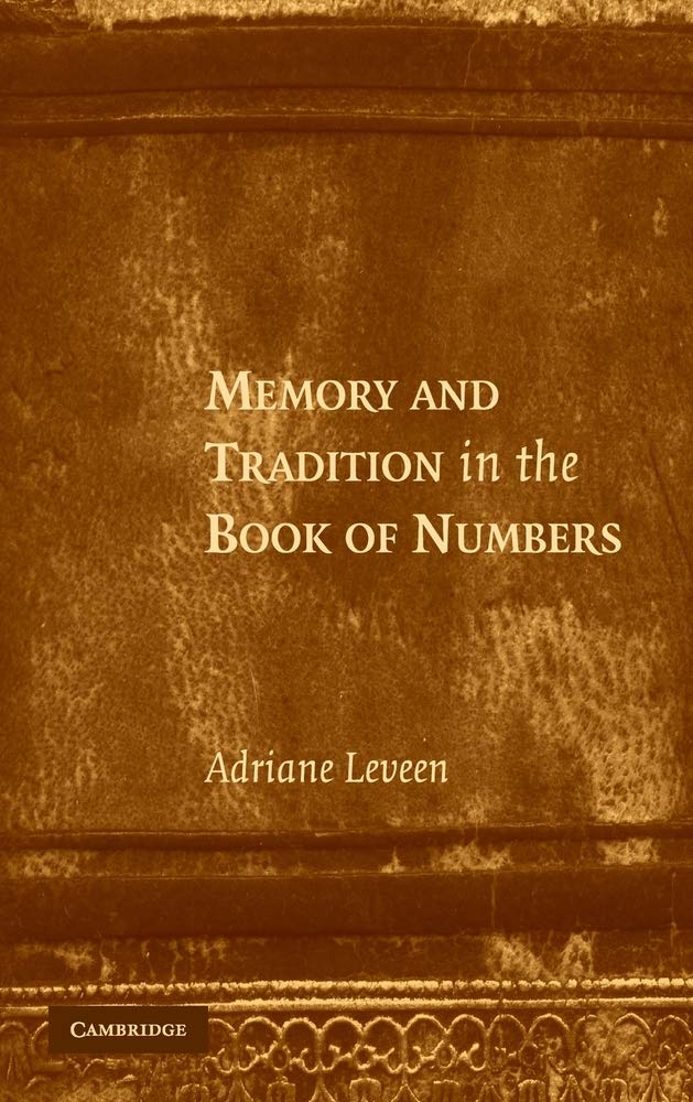 Memory and Tradition in the Book of Numbers book cover