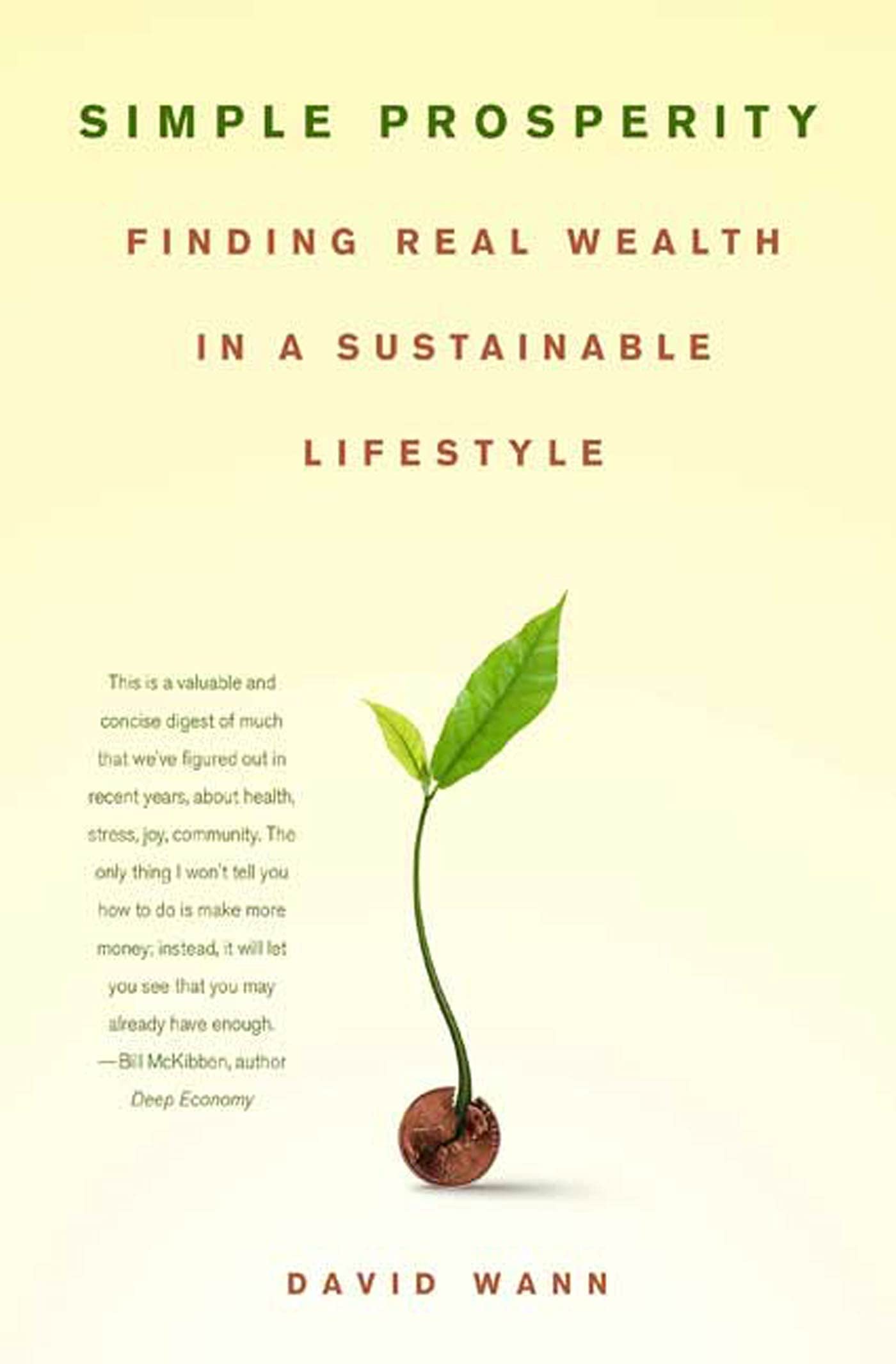 Simple Prosperity: Finding Real Wealth in a Sustainable Lifestyle book cover