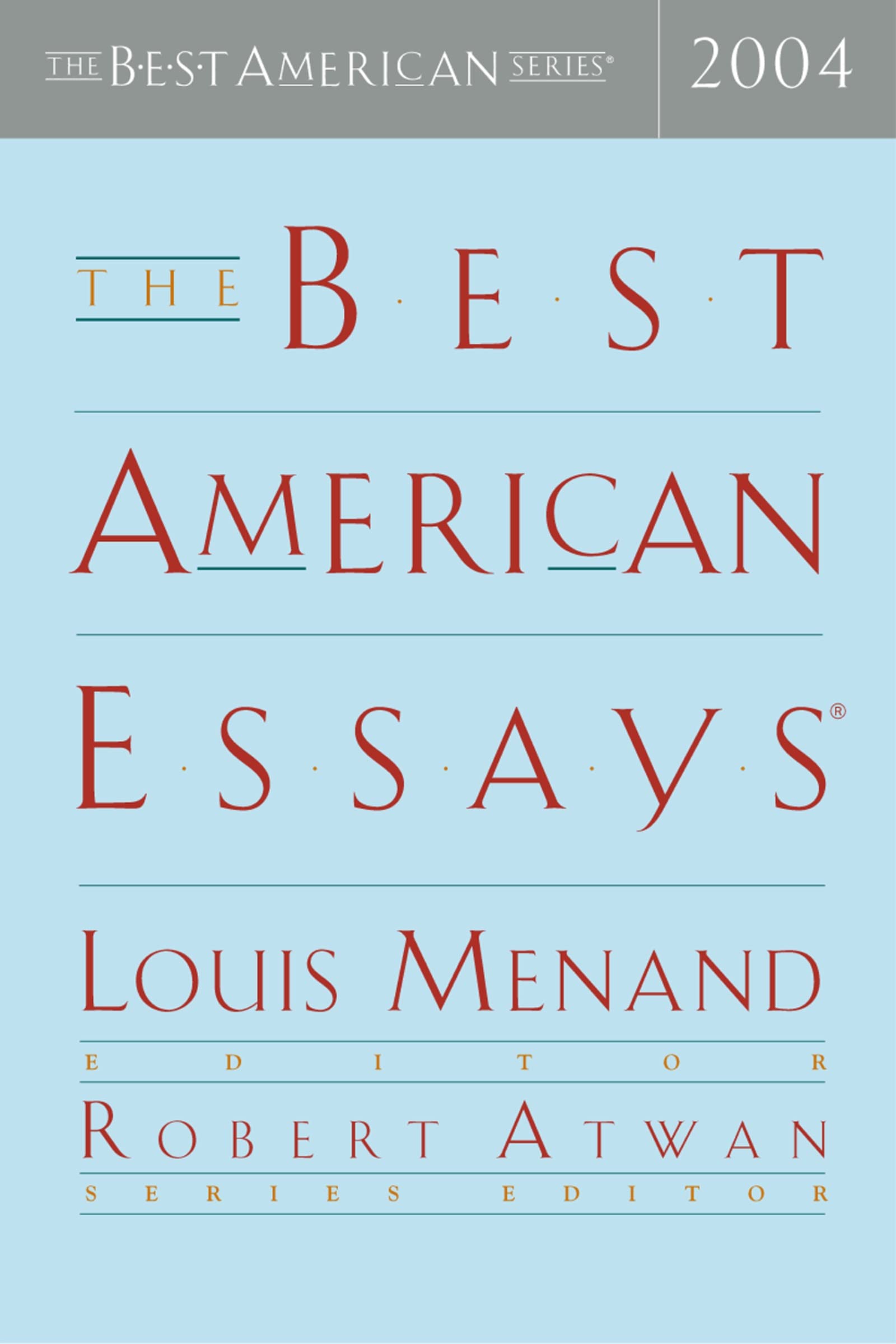 Best American Essays (2004) book cover