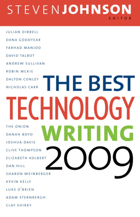 Best Technology Writing 2009 (2009) book cover