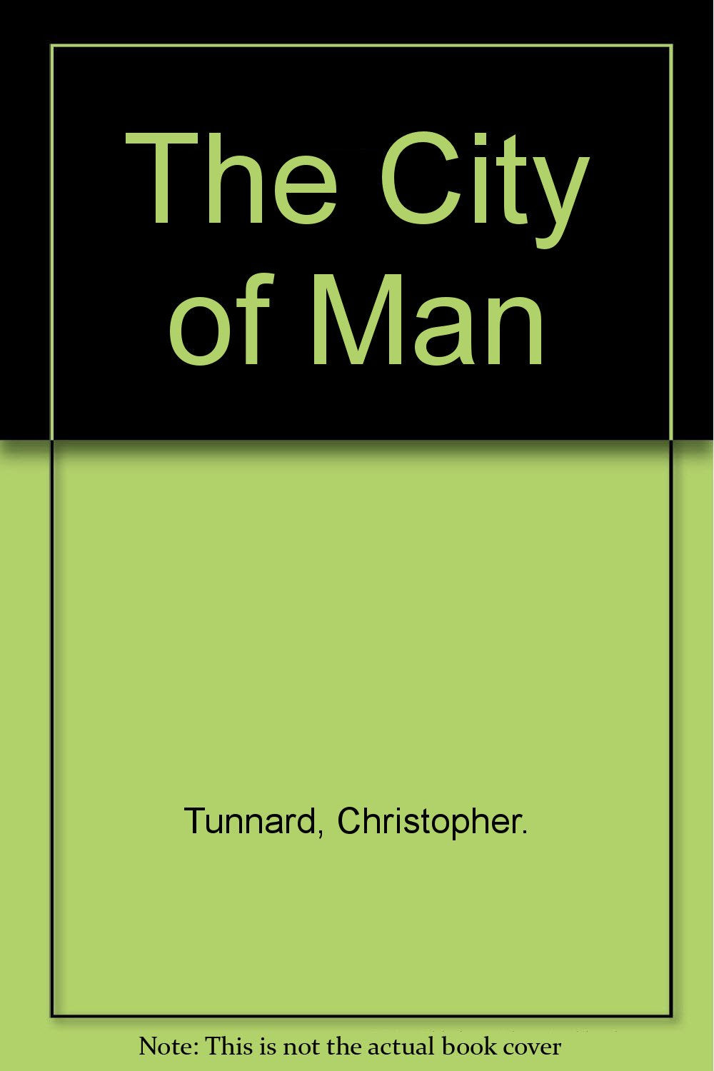 The City of Man book cover
