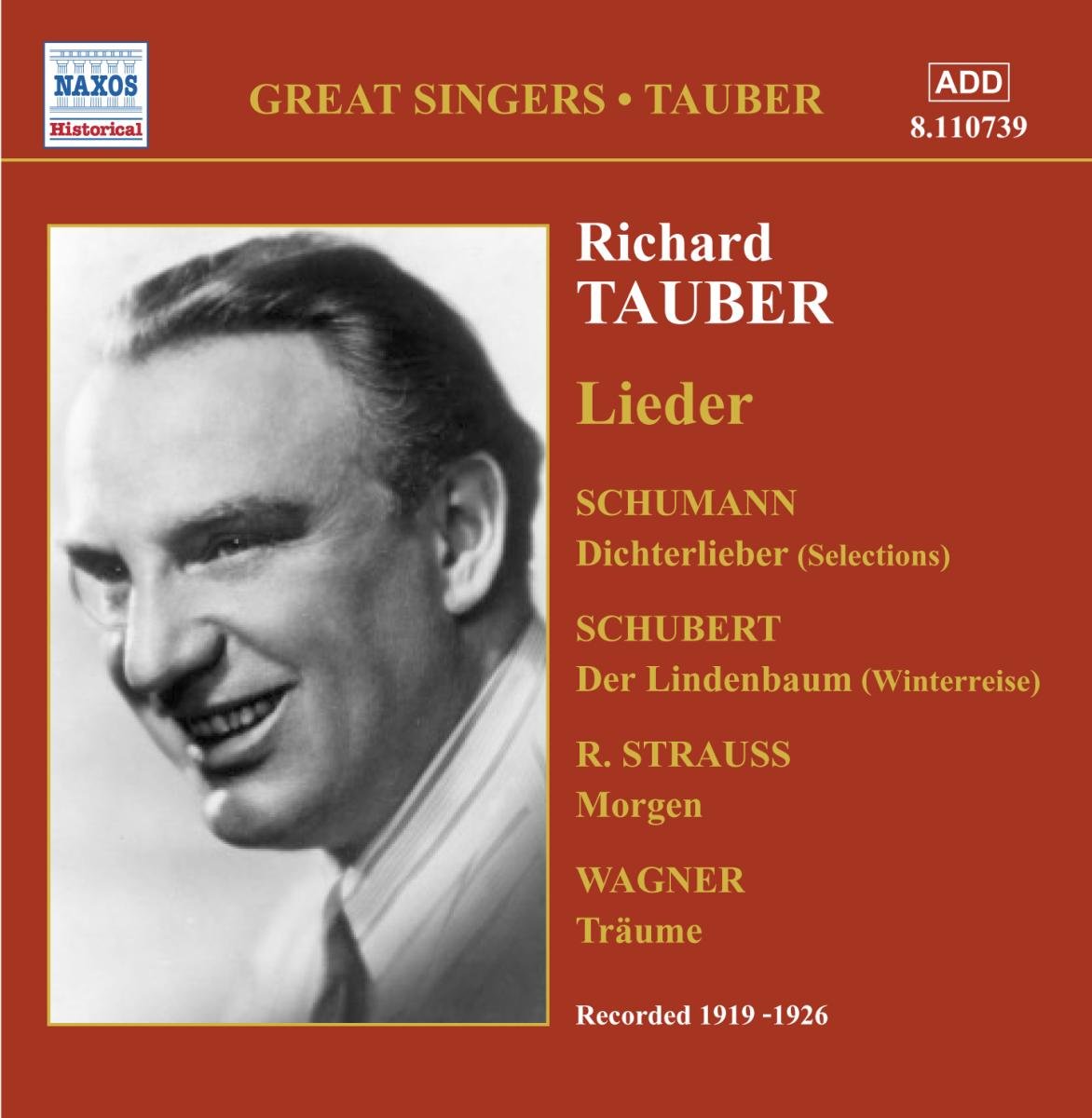 Great Singers: Richard Tauber book cover
