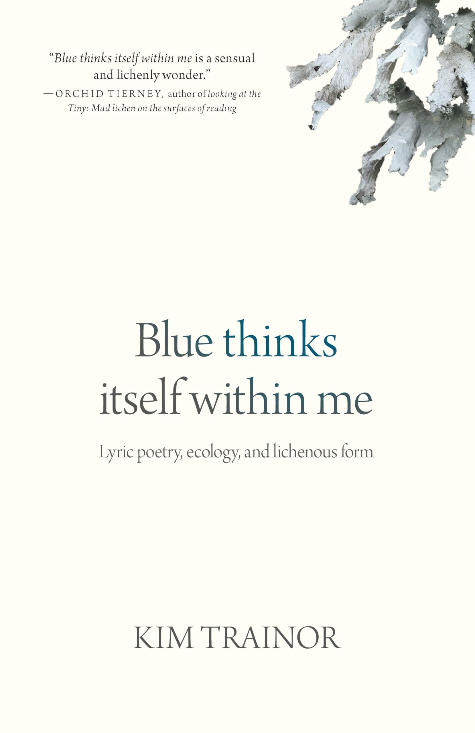 Blue thinks itself within me book cover