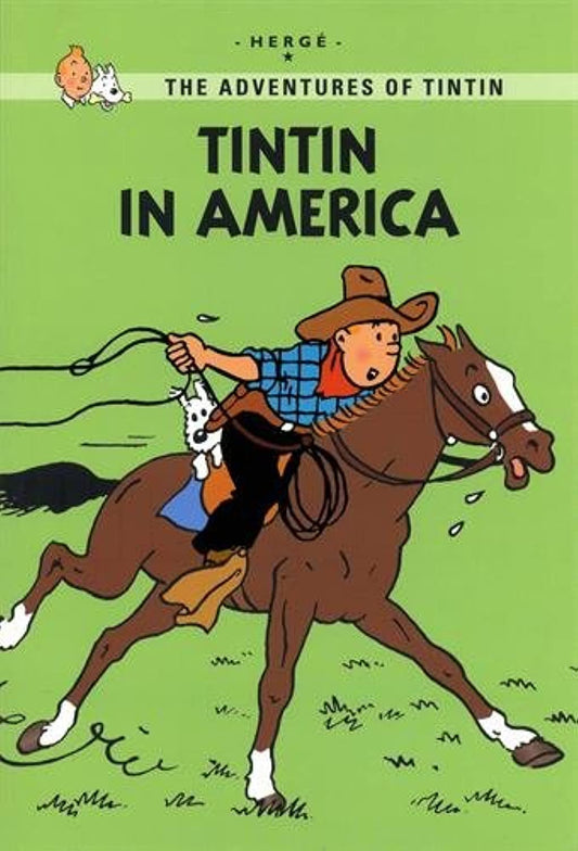 Tintin in America book cover