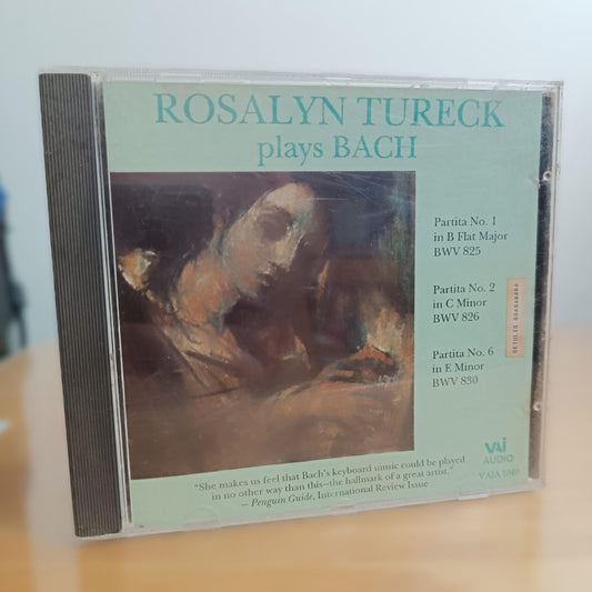 Rosalyn Tureck Plays Bach: Partitas 1,2,6 book cover