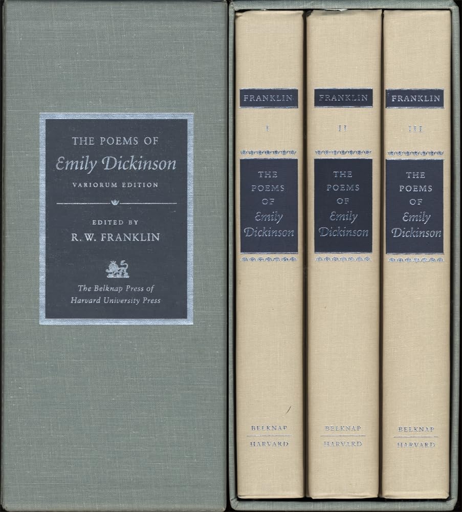 Poems of Emily Dickinson: Variorum Edition (Variorum) book cover