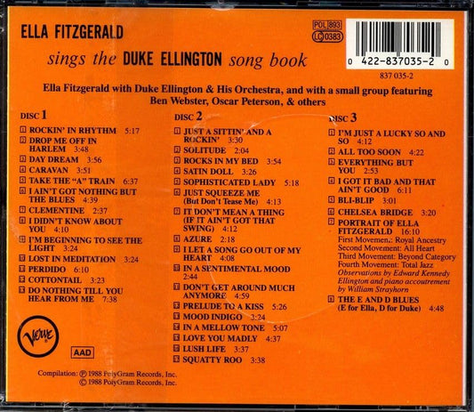 Ella Fitzgerald Sings the Duke Ellington Songbook