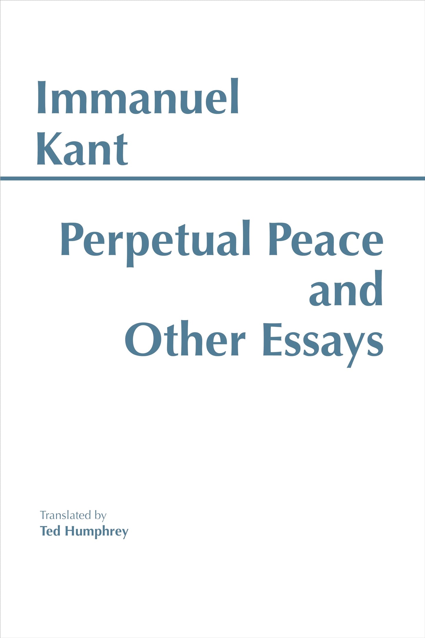 Perpetual Peace and Other Essays (UK) book cover