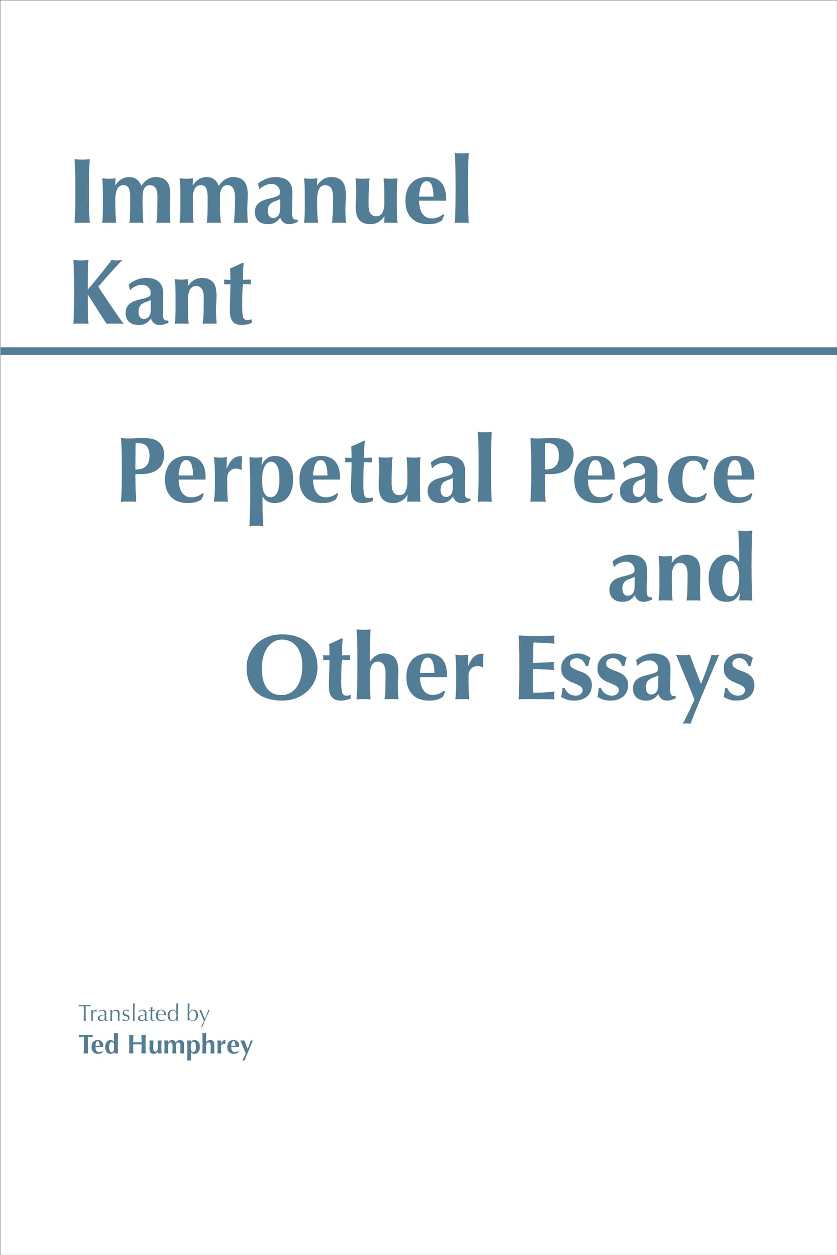 Perpetual Peace and Other Essays (UK) book cover