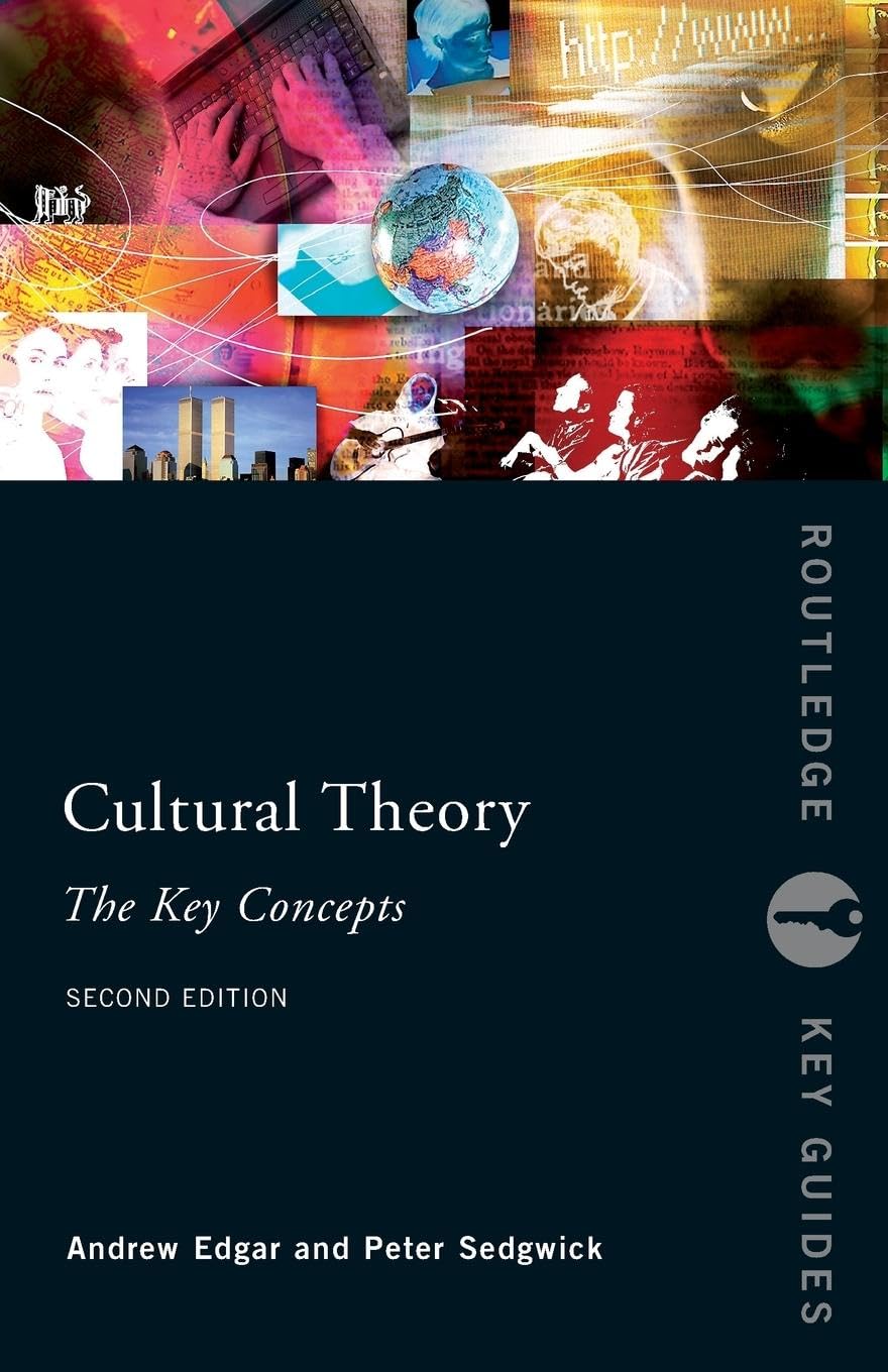 Cultural Theory: The Key Concepts book cover