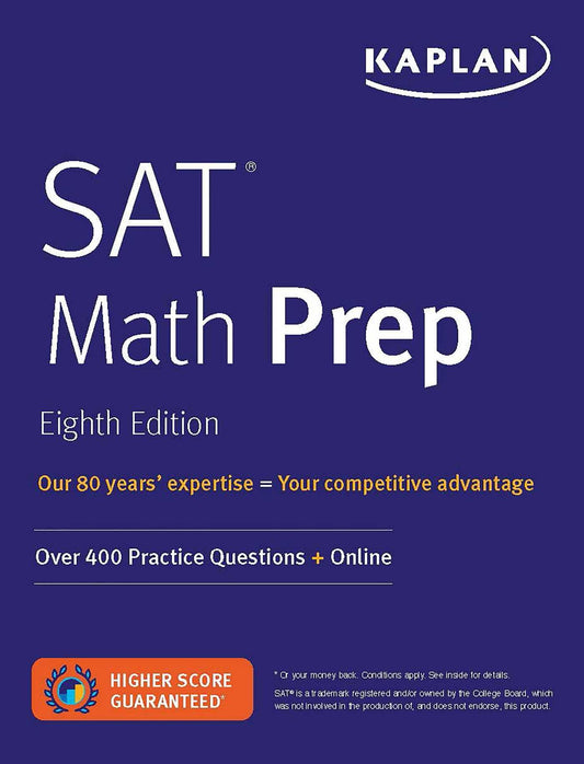 SAT Math Prep: Over 400 Practice Questions + Online