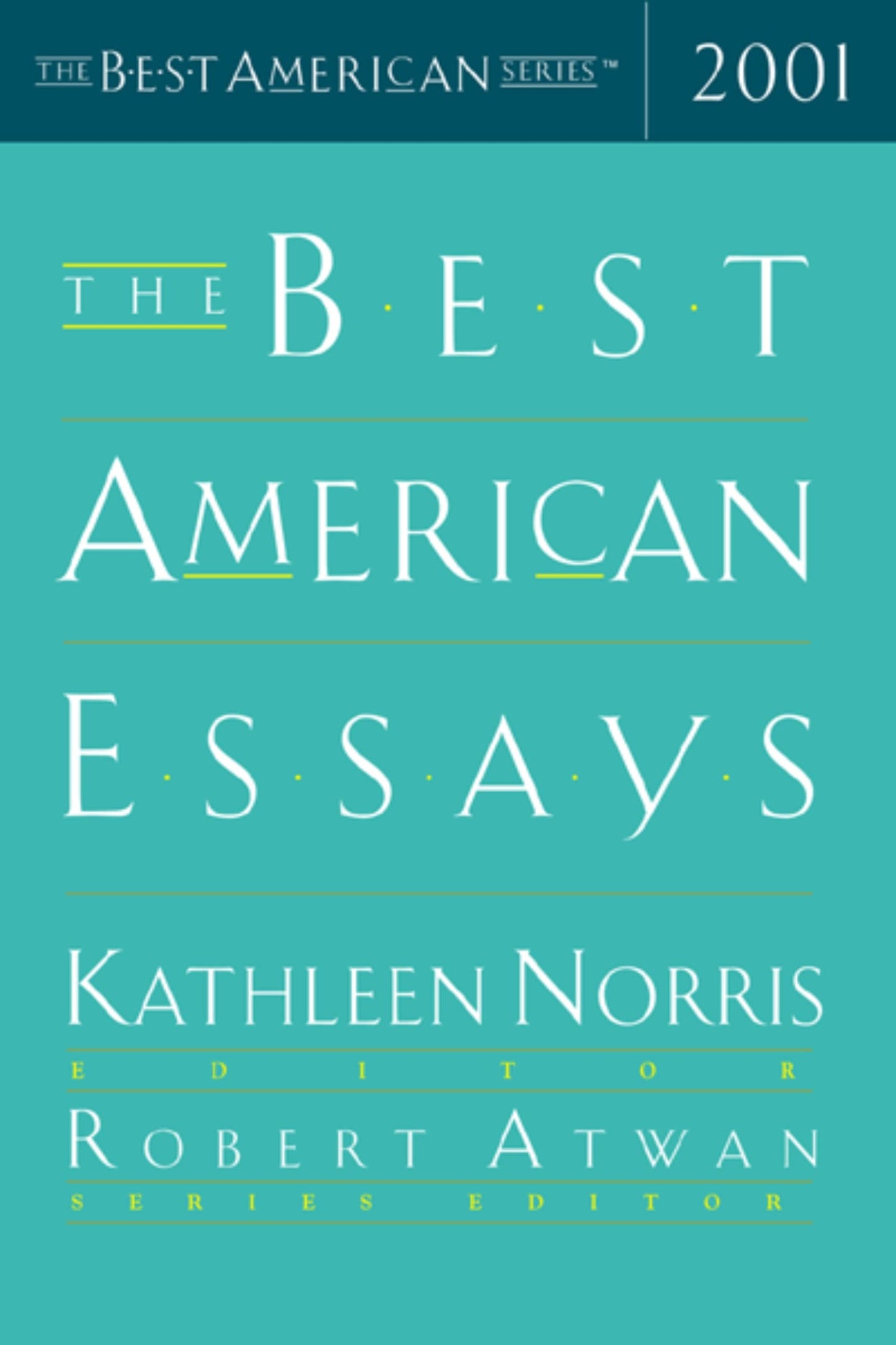 Best American Essays (2001) book cover