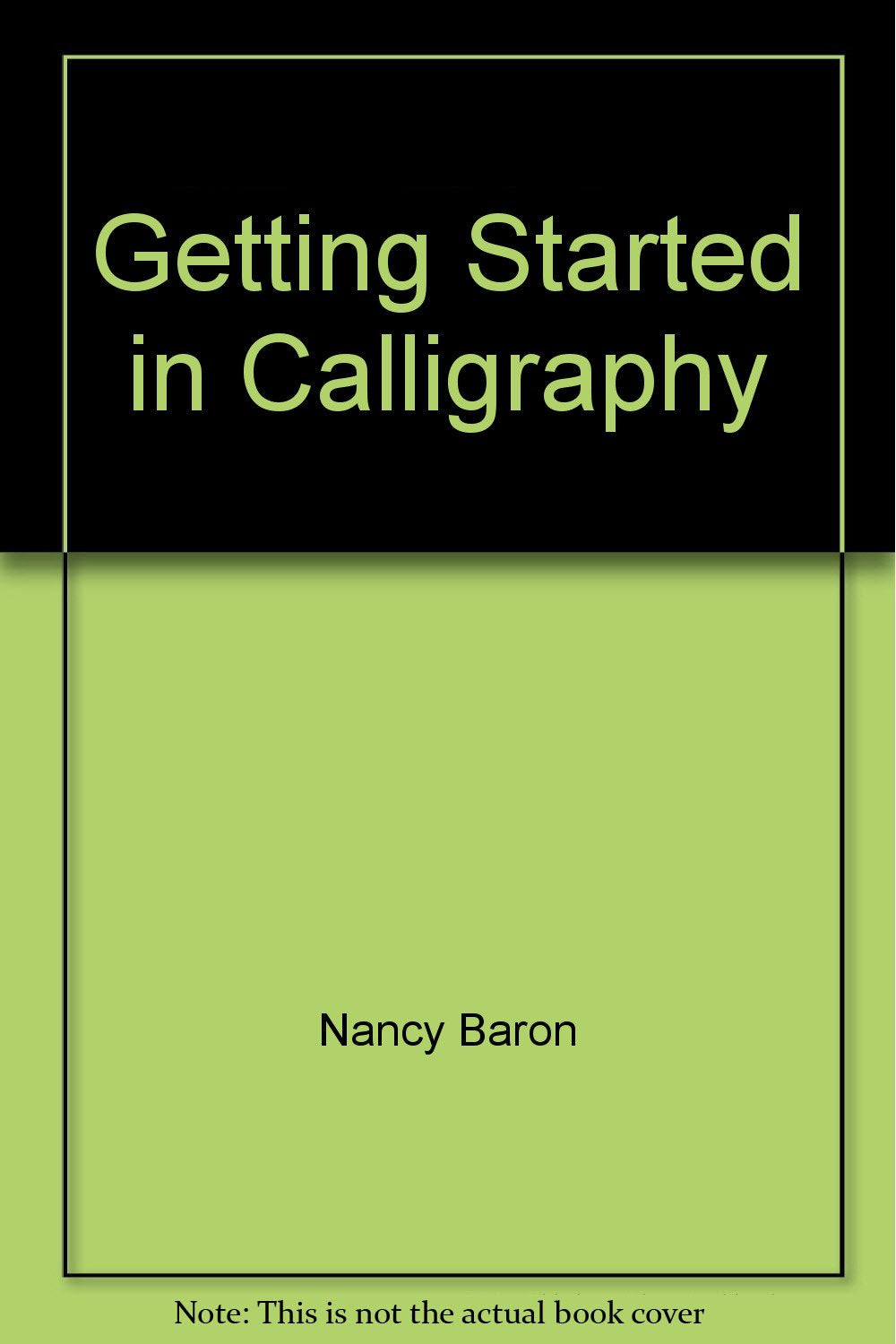 Getting Started in Calligraphy book cover