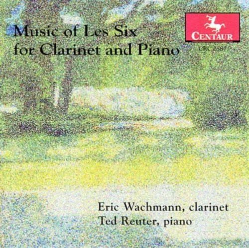 Music of Les Six for Clarinet & Piano book cover