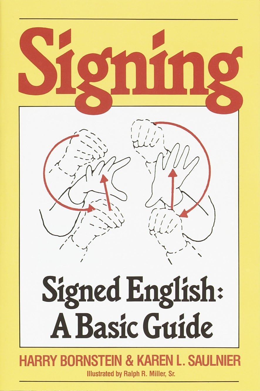 Signing: Signed English: A Basic Guide book cover