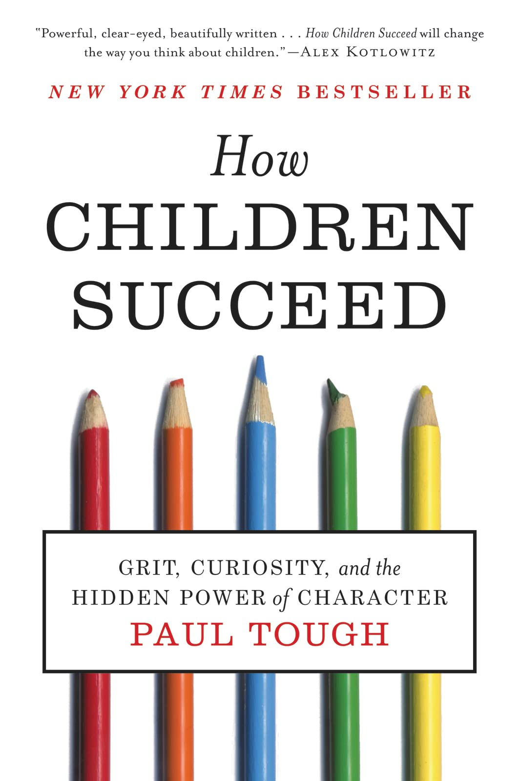 How Children Succeed: Grit, Curiosity, and the Hidden Power of Character book cover