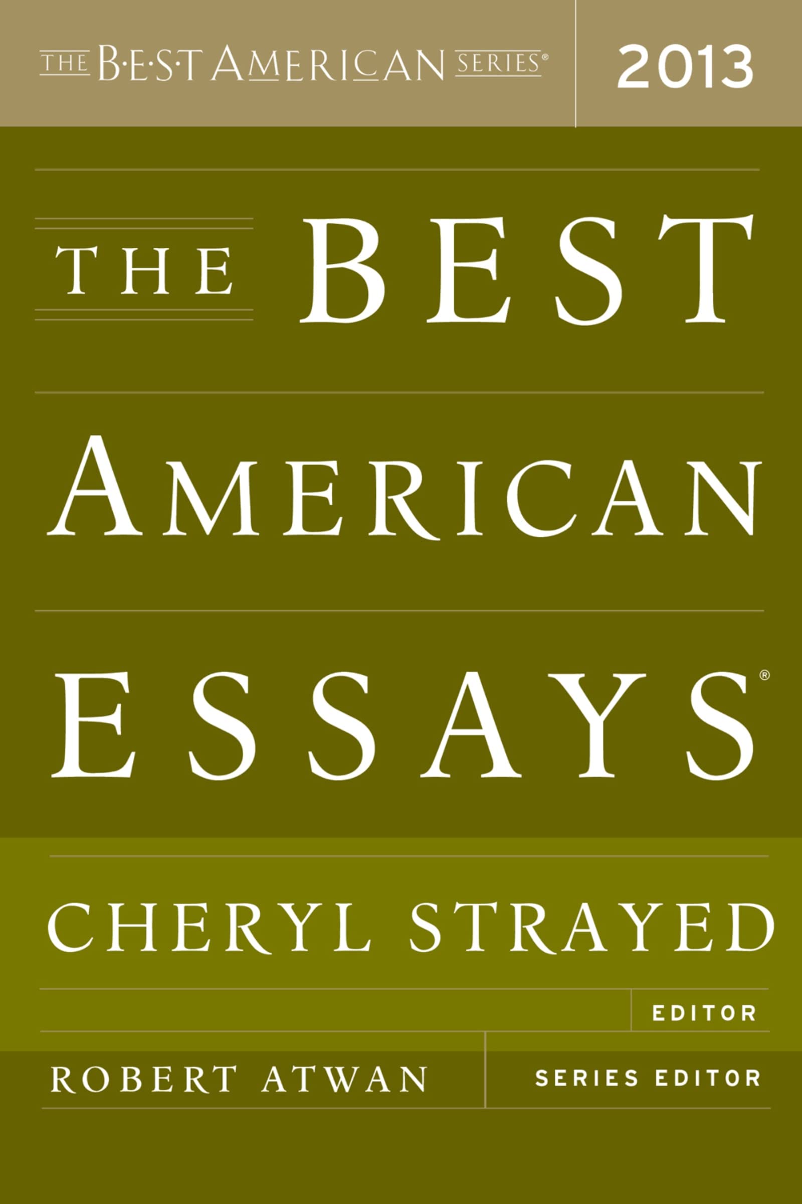 Best American Essays 2013 (2013) book cover