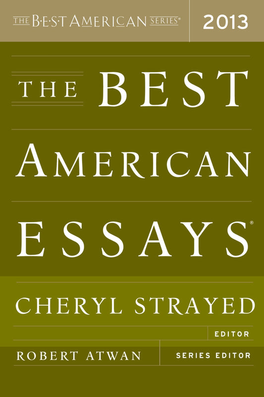 Best American Essays 2013 (2013) book cover