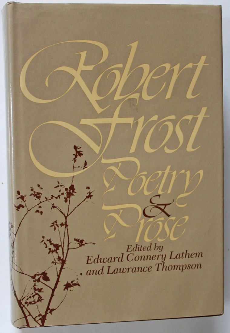 Robert Frost, Poetry and Prose (Owl Book) book cover