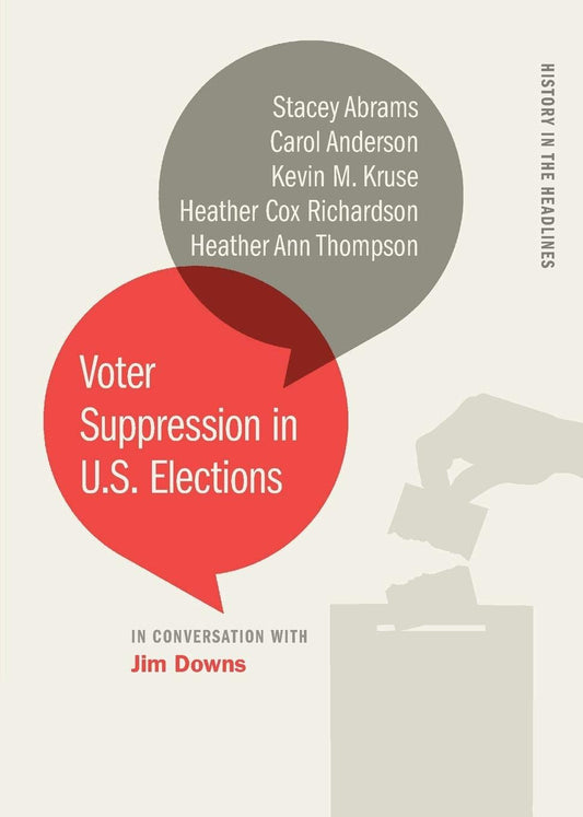 Voter Suppression in U.S. Elections book cover