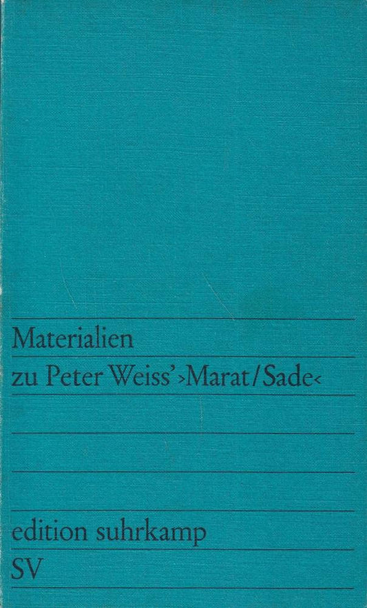 Materialien zu Peter Weiss'