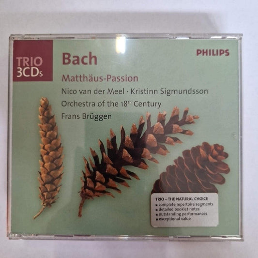 Bach St. Matthew Passion. (Nico Van Der Meel Kristinn Sigmundsson Ian Bostridge Peter Kooy book cover