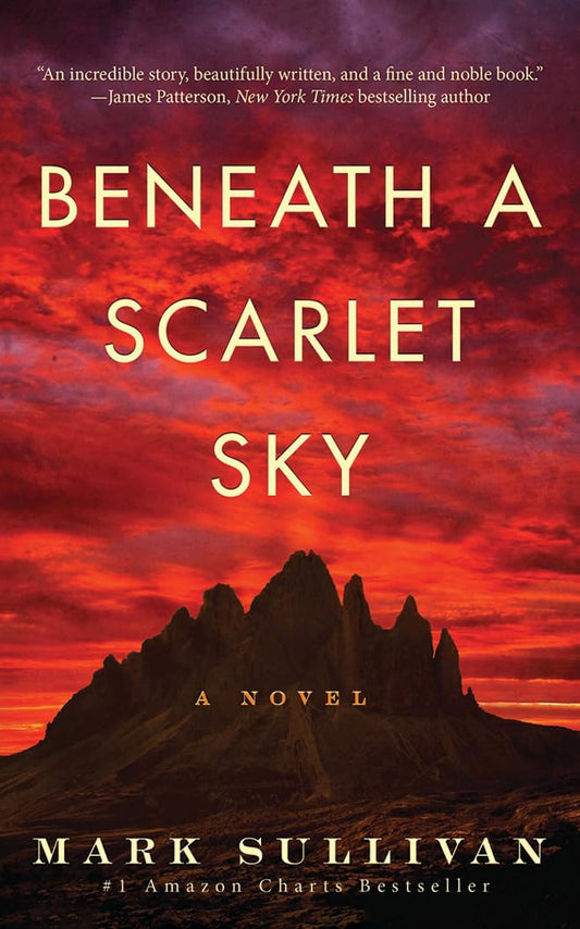 Beneath a Scarlet Sky book cover