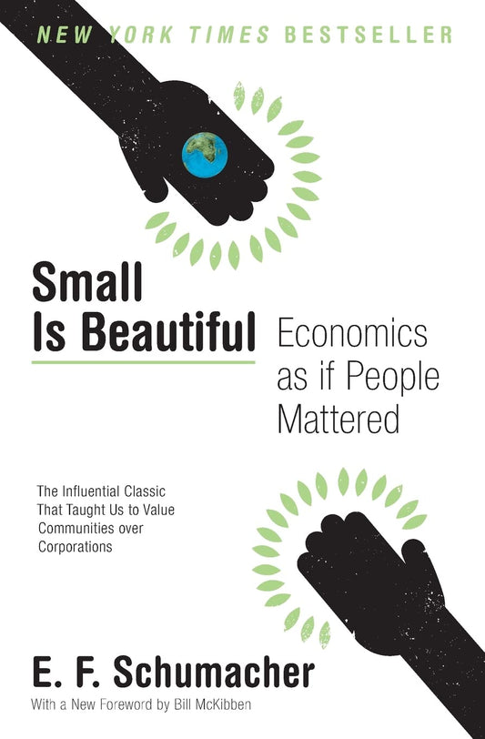 Small Is Beautiful: Economics as If People Mattered book cover