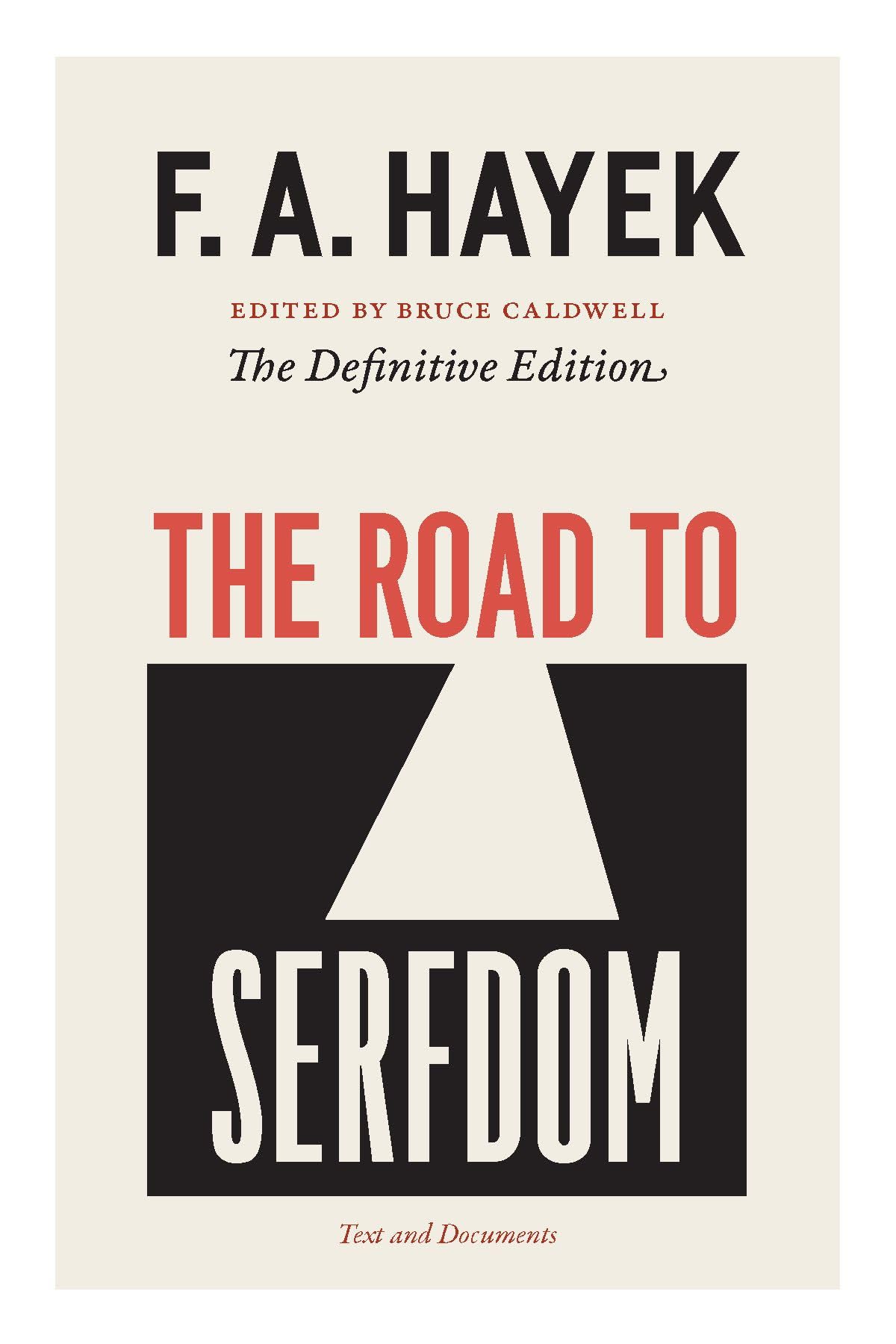 The Road to Serfdom book cover