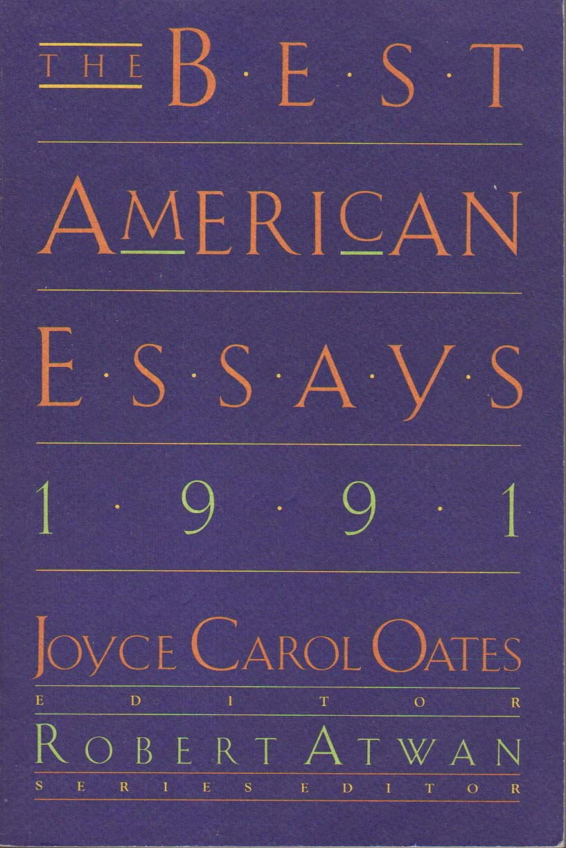 Best American Essays 1991 book cover