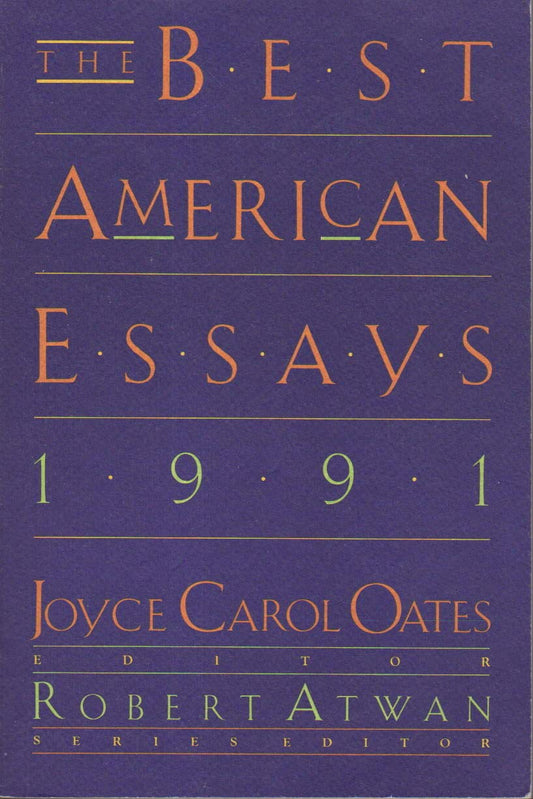 Best American Essays 1991 book cover