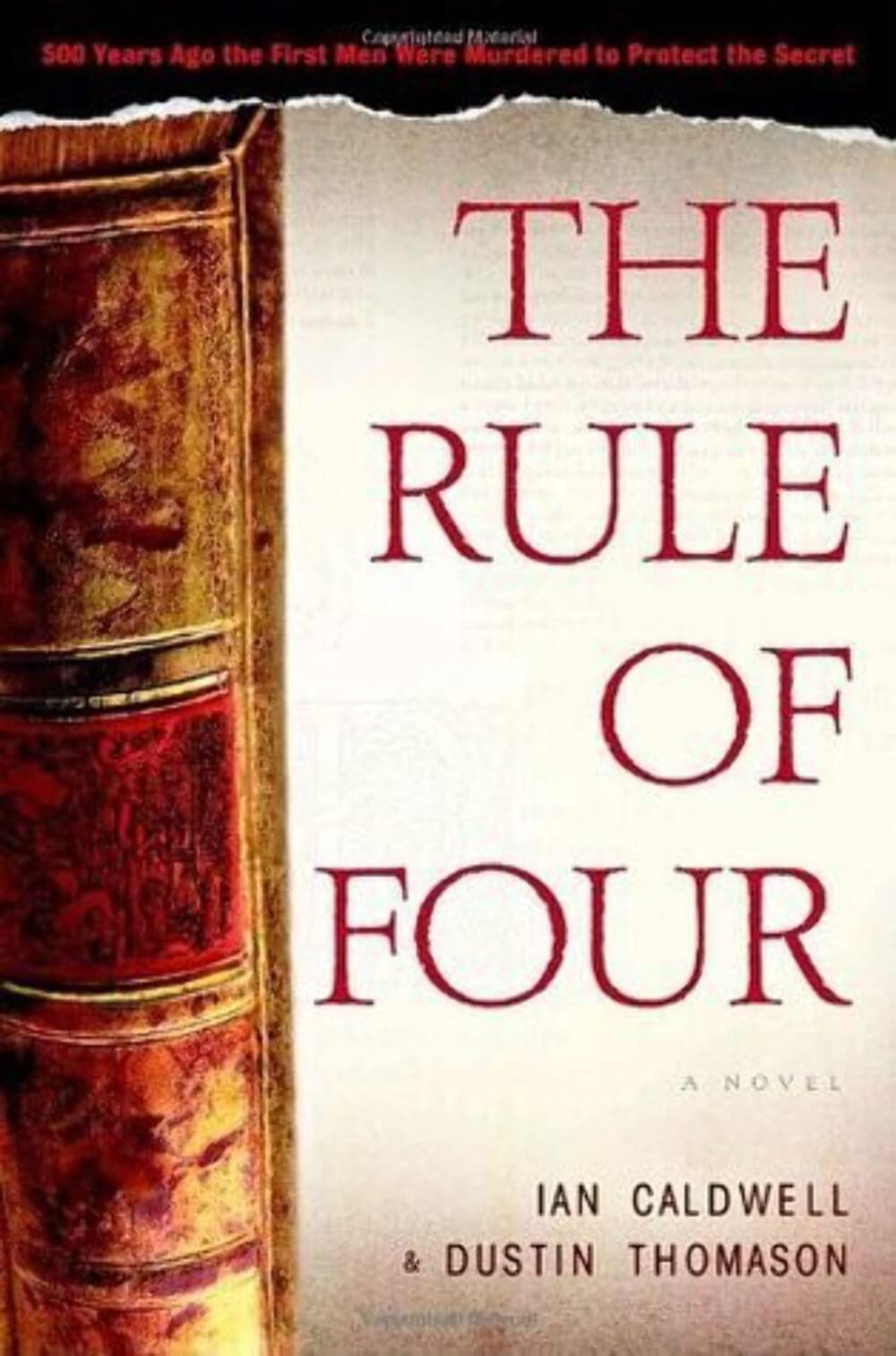 Rule of Four book cover