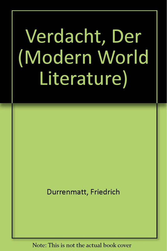 Verdacht, Der (Modern World Literature)