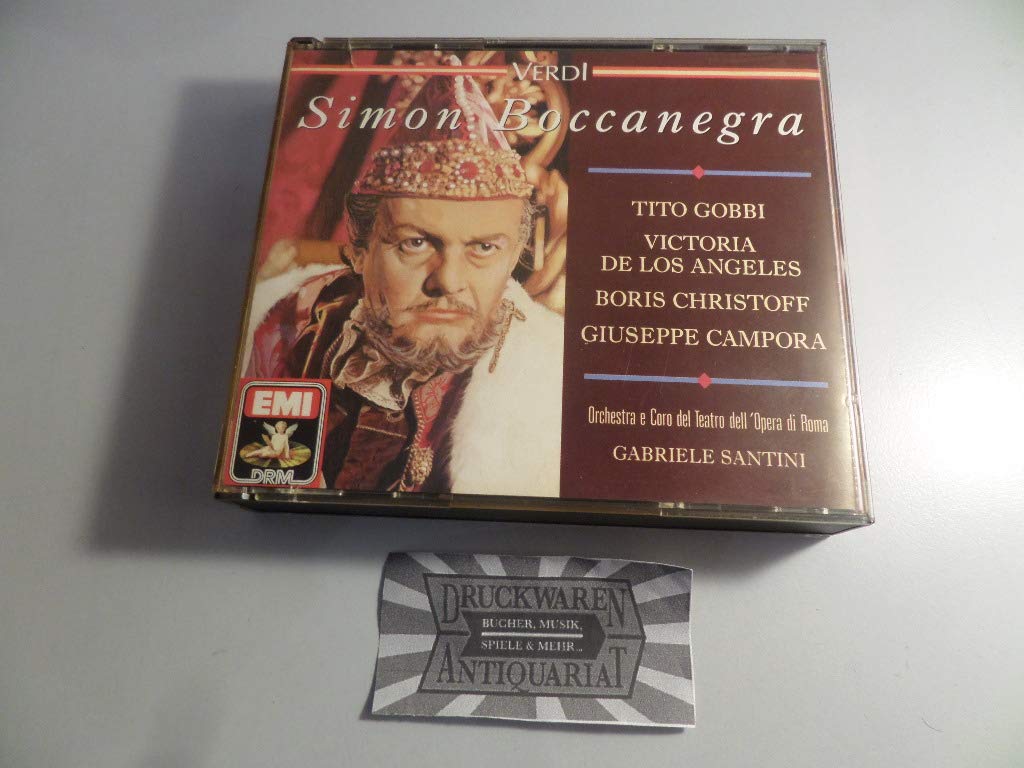 Verdi: Simon Boccanegra book cover