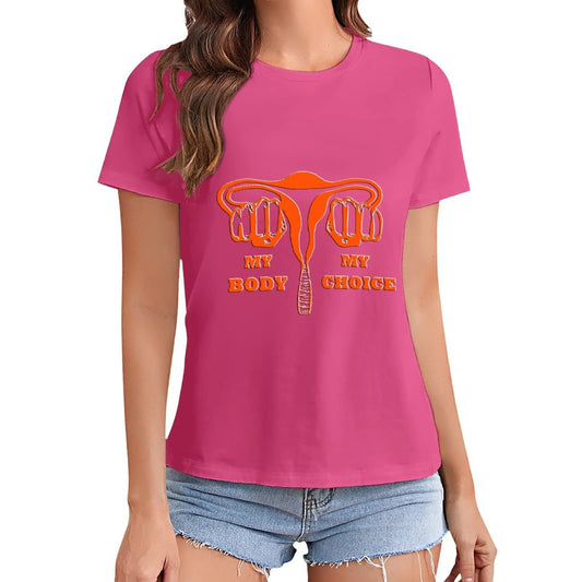 My Body My Choice T-Shirt Feminist Tshirts for Women Feminist Gifts 100% Cotton T-Shirt Made in USA