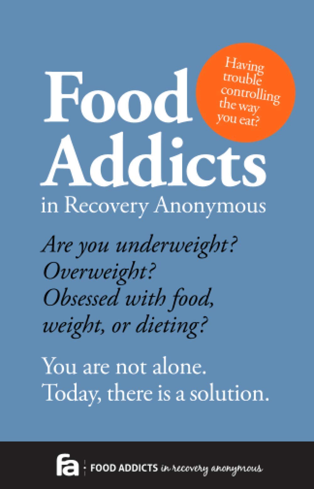 Food Addicts in Recovery Anonymous book cover