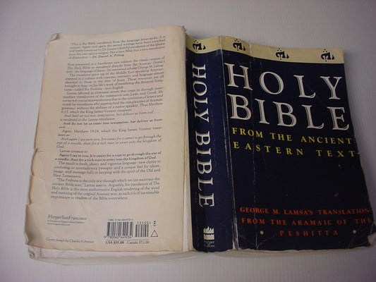 Ancient Eastern Text Bible-OE: George M. Lamsa's Translations from the Aramaic of the Peshitta