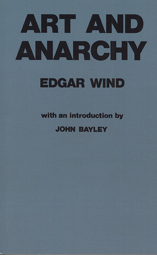 Art and Anarchy book cover