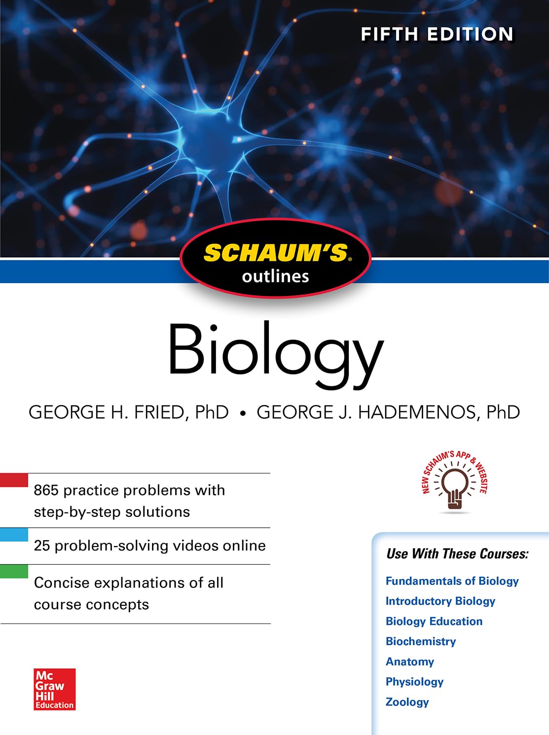 Schaum's Outline of Biology, Fifth Edition book cover