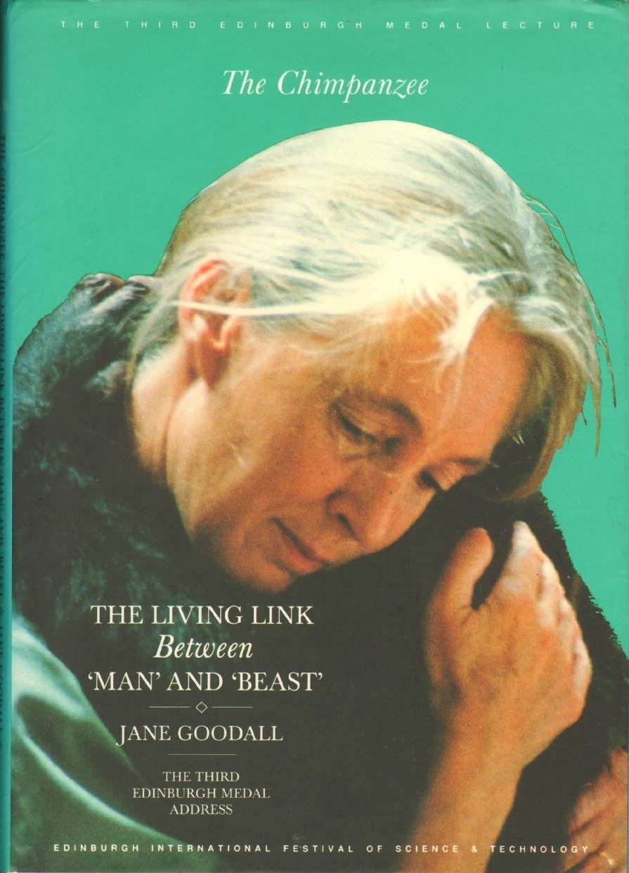 Chimpanzee: The Living Link Between 'Man' and 'Beast': The Third Edinburgh Medal Address book cover