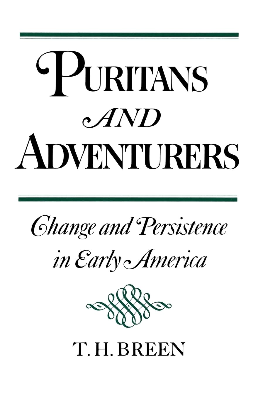 Puritans and Adventurers: Change and Persistence in Early America book cover